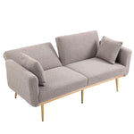 ZUN Velvet Sofa , Accent sofa .loveseat sofa with metal feet 38980555