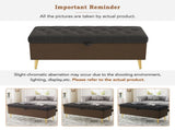 Modern Storage Ottoman Bench Upholstered Bedroom Bench Entryway Storage Ottoman Tufted Ottoman Bench N719P305620E
