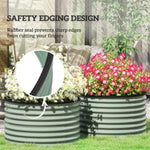 ZUN Garden Bed、 Galvanized Planter 42685978