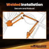 Weld-On Parallel 4 Link Suspension Kit for Rat Car Air Ride 24'' Pan Hard Bar 60728325