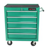 5 Drawer Tool Chest, Tool Storage Cabinet for Garage Storage with 4 Wheels and Locking System, GREEN W1102126228