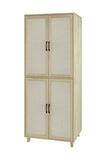 ZUN 4 Door Cabinet, with 4 Adjustable Inner Shelves, Storage Cabinet W688137519