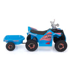 ZUN 6V Kids Electric ATV, Toddler Ride on Car with Trailer, Music, Bluetooth Power Display for Boys W2181P164288