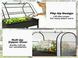 Garden Bed with Mini Greenhouse 94058872