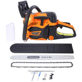 62CC Gas Powered Chainsaw, 20 Inch Oregon Chain&Bar 2-Cycle Petrol Handheld Cordless Chain Saw, W465P209766
