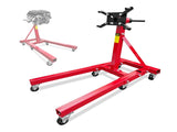 Engine Stand 2000LBS Capacity, 360 Degree Rotating Engine Run Stand with 6-Casters, Heavy Duty W2913P208047