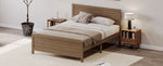 ZUN Wood Platform Bed Frame with Headboard, Mattress Foundation with Wood Slat Support, No Box Spring WF321012AAD