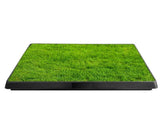 Dog Toilet Indoor Puppy Training Pad, Dog Potty Pet Training Grass Mat, Removable Waste Tray for 07162018