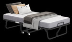 ZUN Folding Bed with Mattress 75" x 38" Rollaway Guest Bed Portable Foldable Bed for Adults with 5" W3027P236121