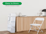 10pcs Injection Molding Classic Garden Plastic Folding Chair White 18735770