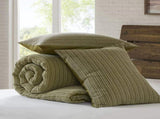3PCS King/Cal King Waffle Washed Comforter Set B035P341105