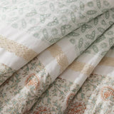 9 Piece Cotton Percale Comforter Set Coral King B03596895