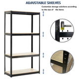 ZUN Storage Rack Shelving Unit Storage Shelf 4-Shelf Adjustable Shelves Heavy Duty Display Stand for 35594259