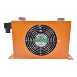 Hydraulic Oil Cooler AH0608T-CA Air-cooled Radiator for AGT Q12 H12 QH12 DC 12V 05856814