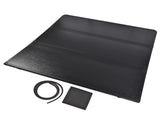 Matte Black Hard Tri-Fold Truck Bed Cover, 5FT Waterproof Tonneau Cover with LED Replacement for 82794751