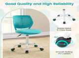 Ergonomic Kids Desk Chair, 16.5-21 Adjustable Height Mesh Study Chair Turquoise 34897133