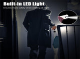 Folding Seat Cane 5-Level Height Adjust, LED Light, Anti-Slip Pads, Aluminum Alloy, Bonus 50929782