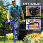 ZUN Garden Hose Reel Cart /Water Hose Cart （Prohibited by WalMart） 76723027