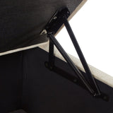 Modern Large Comfort Sofa Ottoman with Storage, Modular Sectional Storage Ottoman With Wheels For W2186P178685