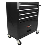 ZUN 4 Drawers Tool Cabinet with Tool Sets-BLACK 12002594