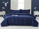 3 Piece Pre Washed Down Alternative Comforter Set with 2 Shams 44532942