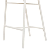 Santorini 28" Wicker Back Outdoor Bar Stool, Set of 2, Wheat Beige Axroma Olefin B2719P308009