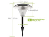 4 PCS Solar Powered Color Changing Path Lights, IP44 Waterproof Auto DusktoDawn LED Lights for 33933698