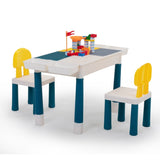 Multi functional rectangular block table - gray yellow W2181P156871