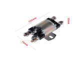Set of 2 Solenoid Fit for Yamaha G1 Gas Golf Cart 12V 6 Terminal 12 Volt 100A 2-Cycle Gas 94880707