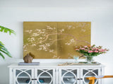 Set of 2 Cherry Blossom Wall Art Panels, Wall Decor for Living Room Dining Room Office Bedroom, W2078130261