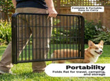Dog Playpen Indoor Fence Height Metal Exercise Pen with Door Small Puppy/Medium/Large Dogs Animal 71933745