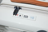24" Luggage Lightweight Suitcase TSA Lock USB port Luggage Wheel lock Artificial leather Top handle W284P178344