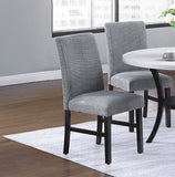 Fog Corduroy Set of 2pc Dining Chairs Modern Upholstered Seat Back Kitchen Dining Room Furniture B011P334822