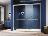 44-48 in. W x 72 in. H Chrome Finish,Sliding Shower Glass Door Adjustable Semi Frameless Shower W2269P324988