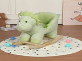 Kids Ride-On Rocking Horse Toy with Lullaby Song,Dinosaur Rocking Toy with Hand Puppets and Safety 75639532