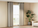 Room Divider Curtain Rod, Adjustable 28"-72"W x 4-10 ft H Heavy-Duty Partition Rod 92523090