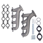ZUN LS Swap Cast Iron Manifold Headers for Chevy Corvette Camaro LS1 LS2 LS3 9988-R-BLEM 38435123