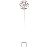 ZUN 79" High Wind Spinners Outdoor, Wind Sculpture with Metal Stake, 360 Degrees Windmill for Yard, W2181P195994