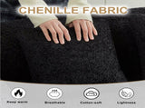 Curved Sectional Sofa, 111.5-inch Oversized Modern Bone-Free Cloud Sofa with 6 Pillows Luxury W3505P456569