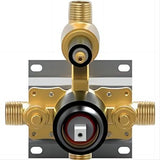 Male NPT Waterfall Tub and Shower Faucet Set, Suntisbo 10-Inch Matte Black Rain Shower System T3177P277543