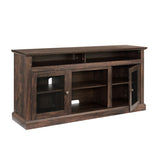 ZUN Contemporary TV Media Stand Modern Entertainment Console for TV Up to 65" with Open and Closed 01101485