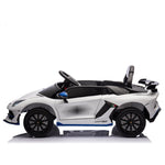 ZUN 12V Kids Ride On Car W/Parents Remote Control,Licensed Lamborghini Aventador Xago,Hydraulic pressure W1396P184346