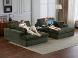 Double Chaise Lounge Chair Indoor,Oversized Upholstered Sleeper Cloud Couch,Deep Seat Luxury Sofa 32038866