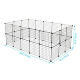 Pet Playpen, Small Animal Cage Indoor Portable Metal Wire Yard Fence for Small Animals, Guinea Pigs, 26976233