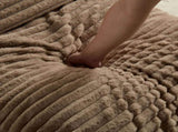 Accent Armless Lazy Sofa, Casual Single Sofa, Corduroy Fabric, For Living Room And Bedroom , With W876P304541