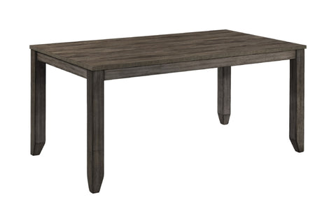 ZUN 1pc Contemporary Dining Table Rectangular Gray Natural Wood Grain Finish Wooden Dining Room B011P264144