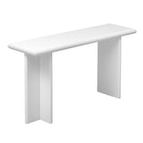 U_STYLE Modern Entryway Table with L-Shaped Legs,Suitable for Entryway, Hallway, Living Room, Foyer, N711P216234A