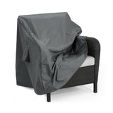 SHIELD PATIO OUTDOOR CLUB CHAIR COVER, DARK GRAY N775P230624G