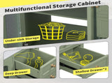 36-inch bathroom vanity with two soft close doors, adjustable shelves and three drawers N729P184710F