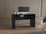 Computer Desk 30.6" H, with 1 Shelf, Black B097P250846